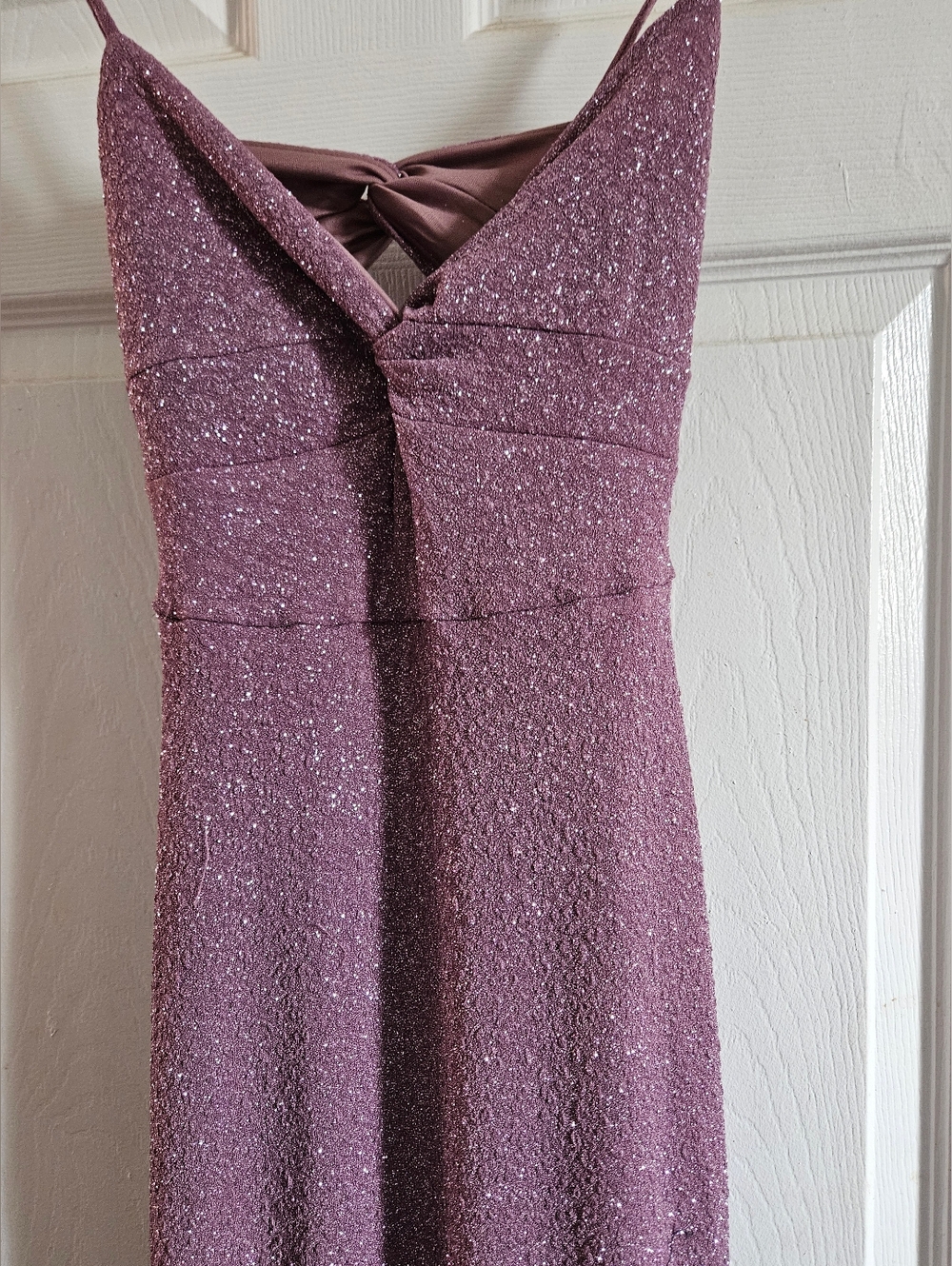 Windsor Sparkle Mauve Sequin Maxi Dress - Picture 5 of 6